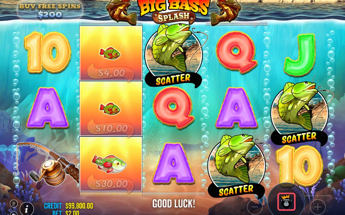 Free Spins med Fisherman som Wild på rullarna
